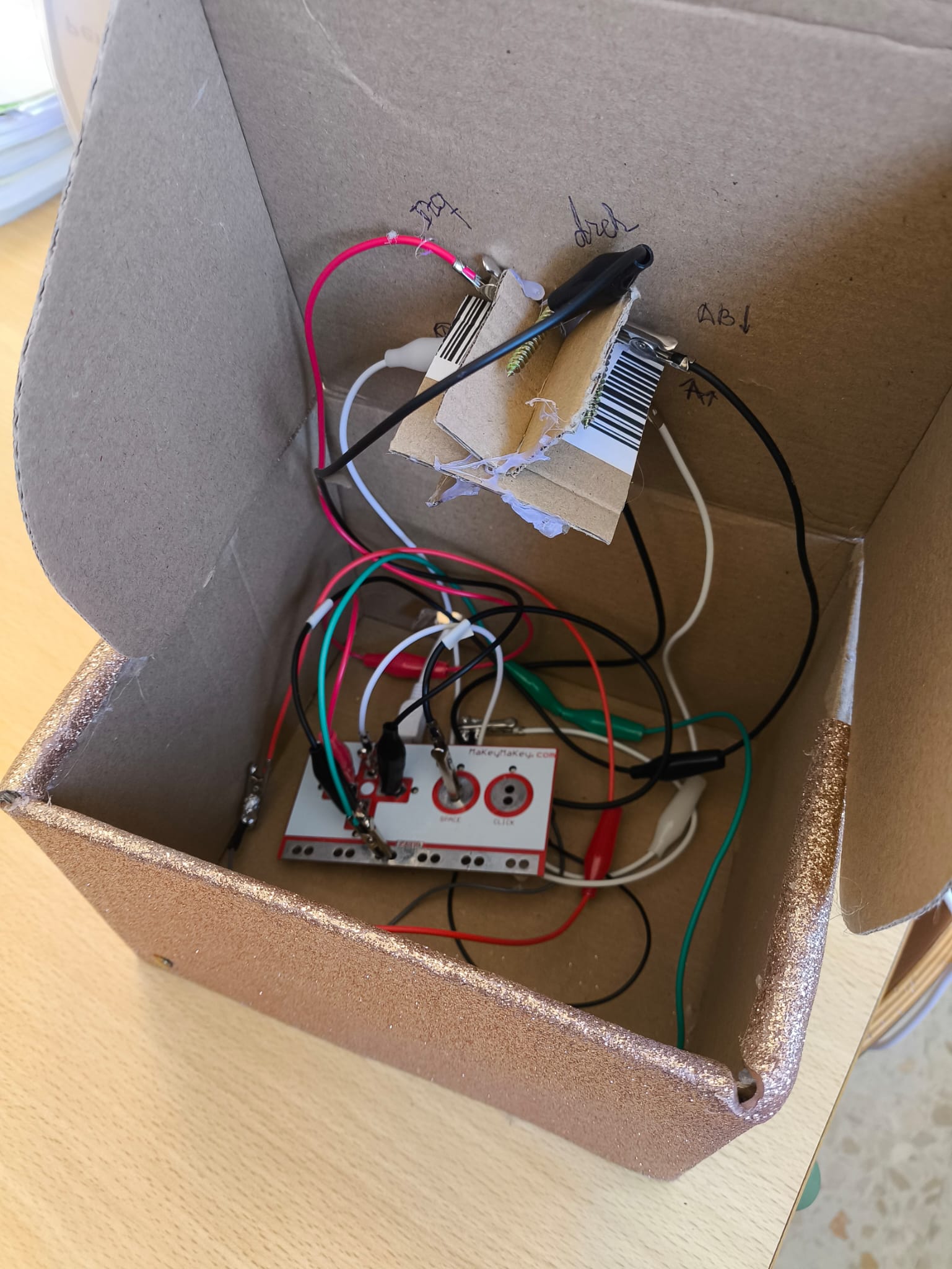 Rueda de las emociones con makey makey